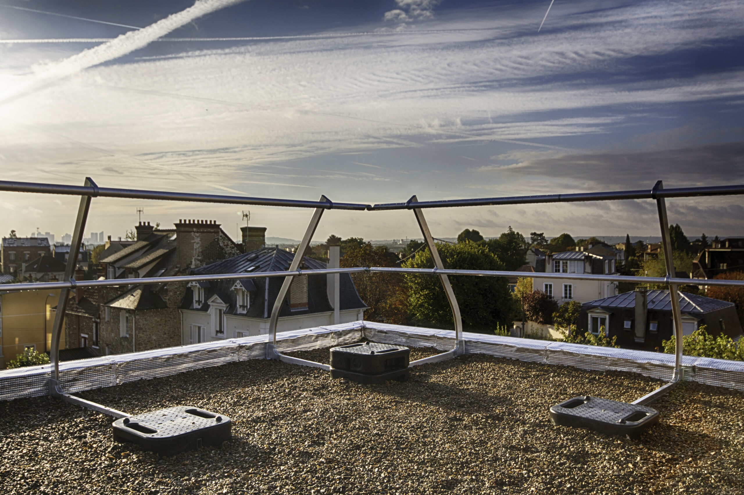 gardes corps et sécurité d'un toit terrasse en copropriété